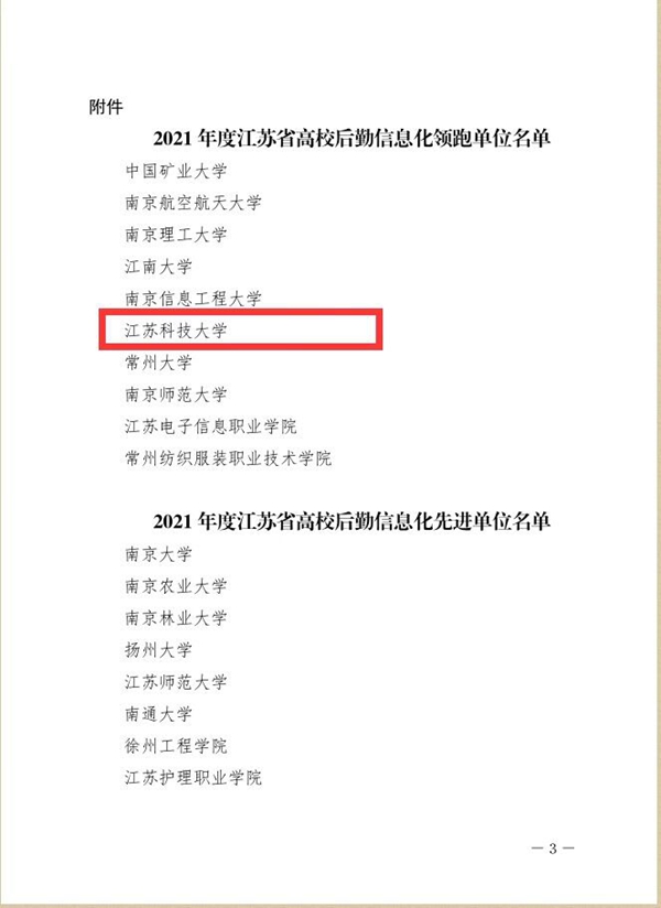 1665906892646635.jpg 江苏科技大学荣获“2021 年度江苏省高校后勤信息化领跑单位”称号.jpg